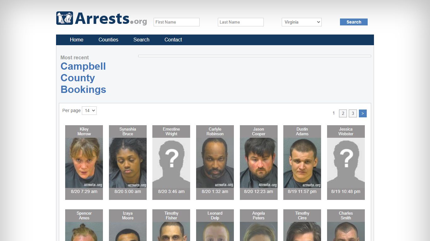 Campbell County Arrests and Inmate Search