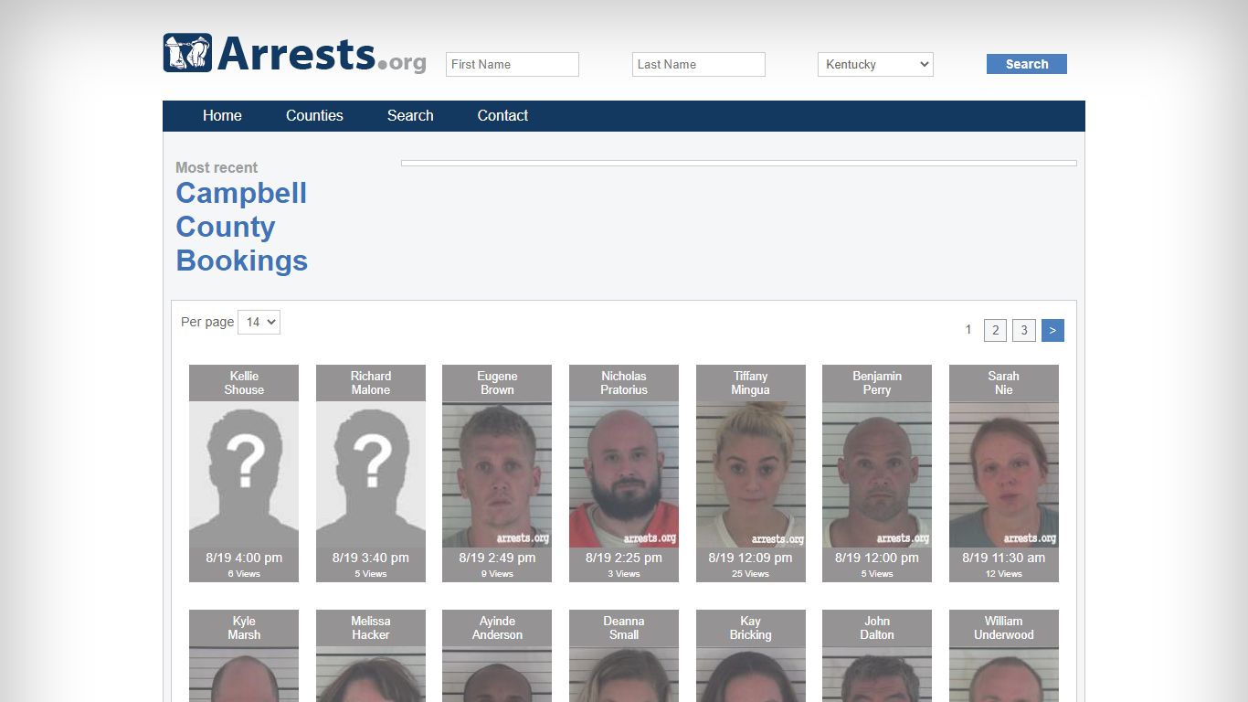 Campbell County Arrests and Inmate Search